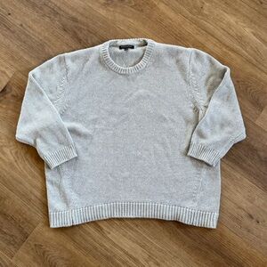 Banana Republic Women’s Light Gray Crewneck Sweater